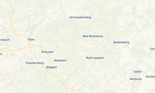 Regenradar Vorschaubild - Aktuelle Niederschläge in Erndtebrück und Umgebung