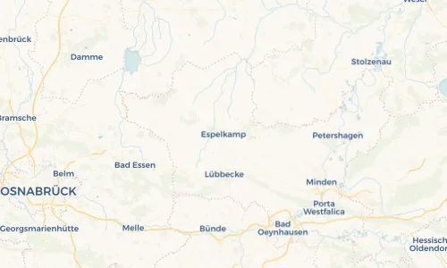 Regenradar Vorschaubild - Aktuelle Niederschläge in Espelkamp und Umgebung