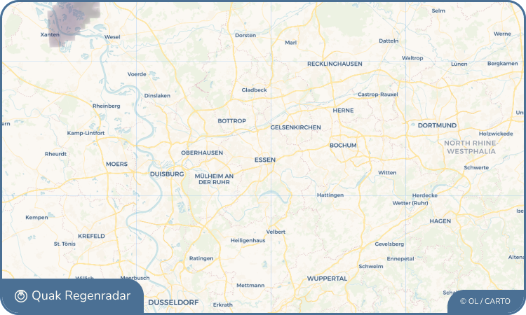 Quak Regenradar-Widget Essen