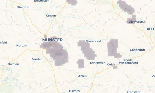 Regenradar Vorschaubild - Aktuelle Niederschläge in Everswinkel und Umgebung