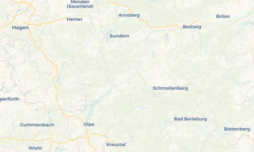 Regenradar Vorschaubild - Aktuelle Niederschläge in Fretter und Umgebung