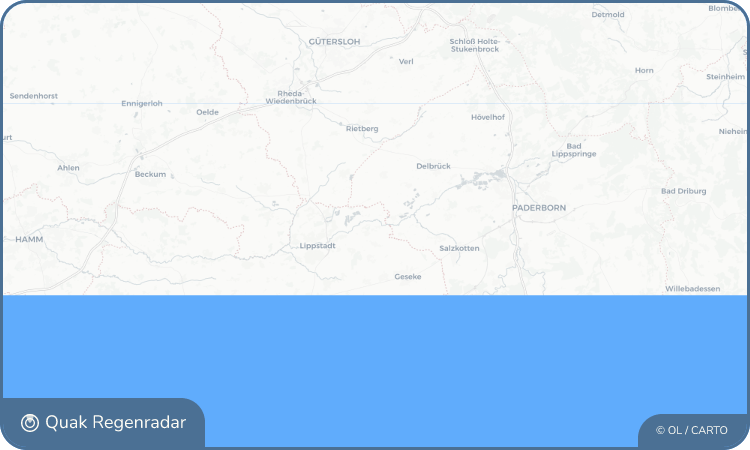 Regenradar-Widget für Garfeln