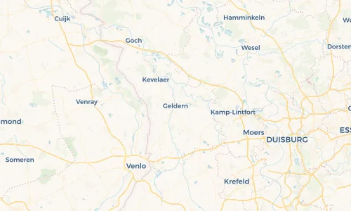 Regenradar Vorschaubild - Aktuelle Niederschläge in Geldern und Umgebung
