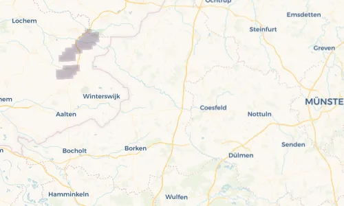 Regenradar Vorschaubild - Aktuelle Niederschläge in Gescher und Umgebung
