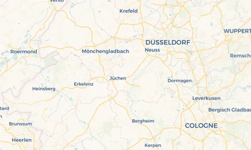 Regenradar Vorschaubild - Aktuelle Niederschläge in Gierath und Umgebung