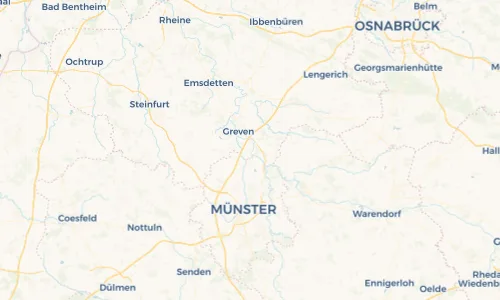 Regenradar Vorschaubild - Aktuelle Niederschläge in Gimbte und Umgebung