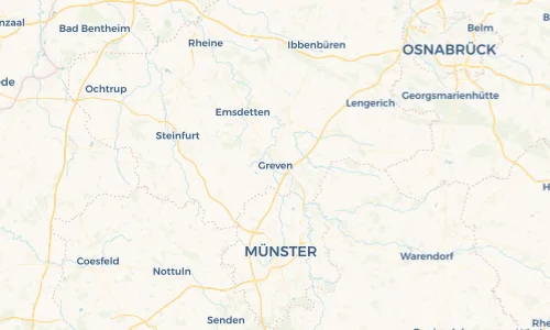 Regenradar Vorschaubild - Aktuelle Niederschläge in Greven und Umgebung