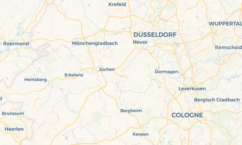 Regenradar Vorschaubild - Aktuelle Niederschläge in Grevenbroich und Umgebung