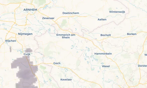 Regenradar Vorschaubild - Aktuelle Niederschläge in Grieth und Umgebung
