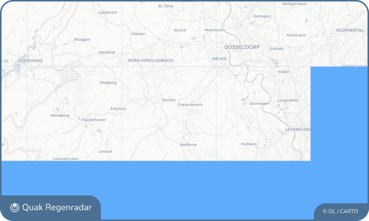 Regenradar-Widget für Gustorf