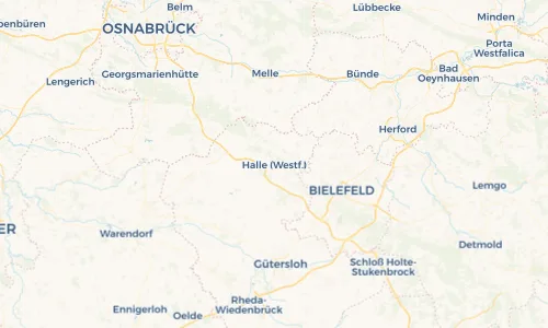Regenradar Vorschaubild - Aktuelle Niederschläge in Halle (Westf.) und Umgebung