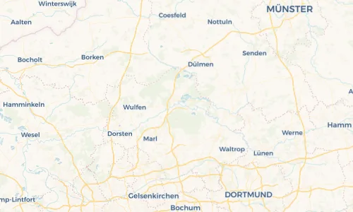 Regenradar Vorschaubild - Aktuelle Niederschläge in Hamm-Bossendorf und Umgebung
