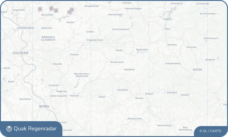 Regenradar-Widget für Harscheid