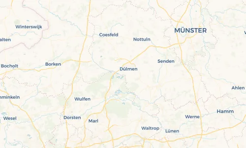 Regenradar Vorschaubild - Aktuelle Niederschläge in Hausdülmen und Umgebung