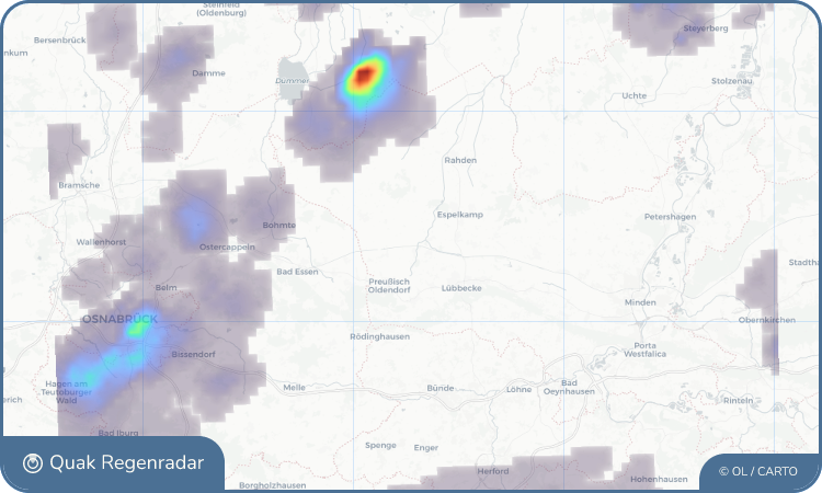 Regenradar-Widget für Hedem