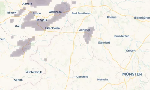 Regenradar Vorschaubild - Aktuelle Niederschläge in Heek und Umgebung