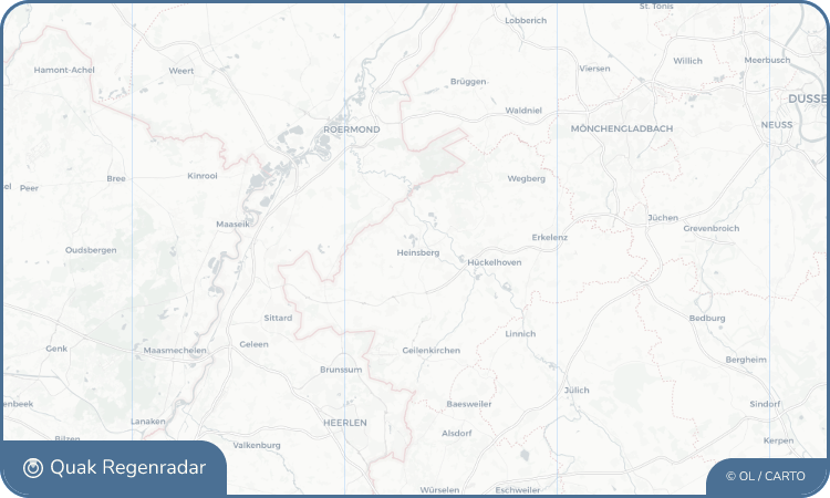 Regenradar-Widget für Heinsberg