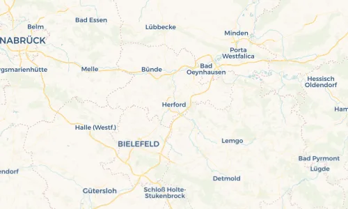 Regenradar Vorschaubild - Aktuelle Niederschläge in Herford und Umgebung