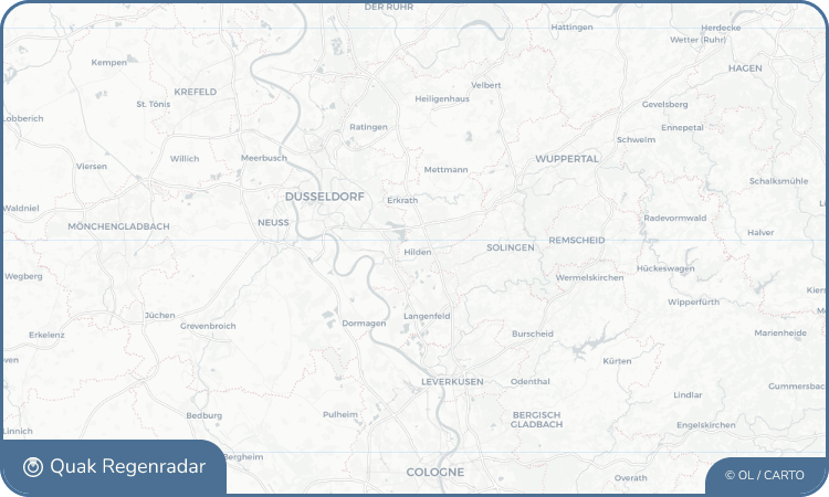 Regenradar-Widget für Hilden