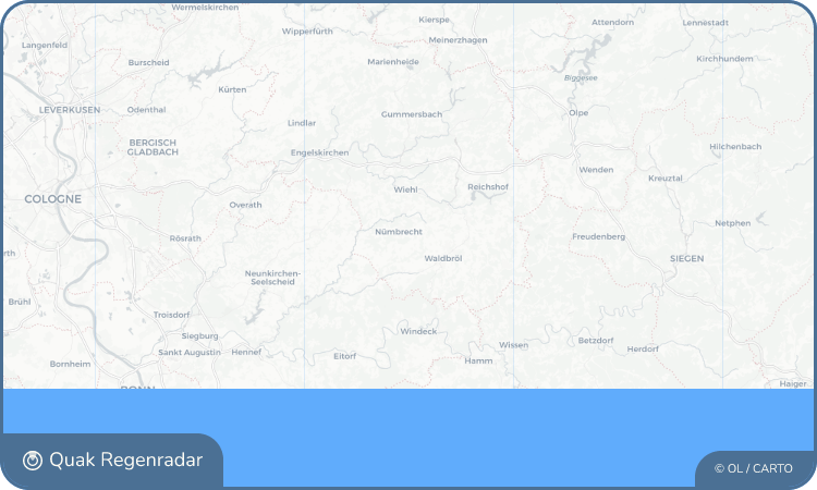 Regenradar-Widget für Hömel