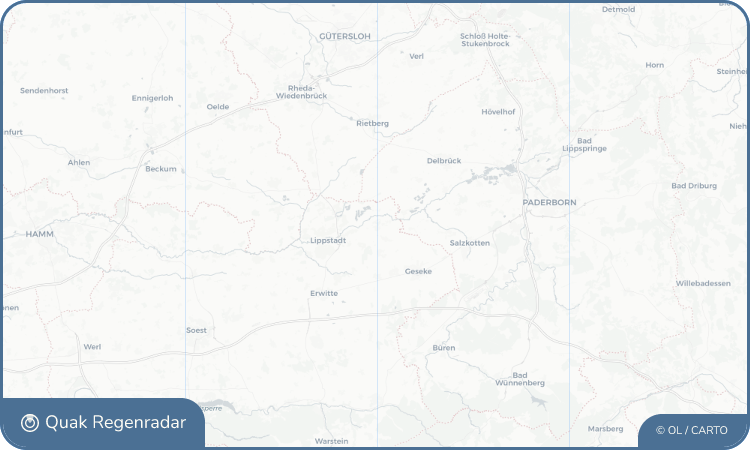 Regenradar-Widget für Hörste
