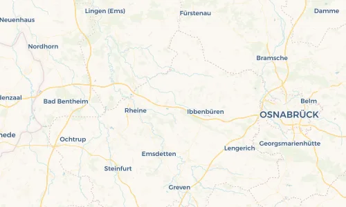 Regenradar Vorschaubild - Aktuelle Niederschläge in Hörstel und Umgebung