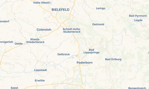 Regenradar Vorschaubild - Aktuelle Niederschläge in Hövelhof und Umgebung