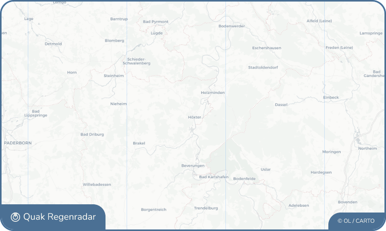 Regenradar-Widget für Höxter