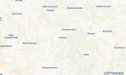 Regenradar Vorschaubild - Aktuelle Niederschläge in Höxter und Umgebung