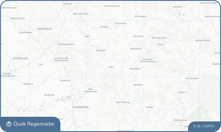 Regenradar-Widget für Horn