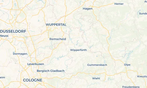 Regenradar Vorschaubild - Aktuelle Niederschläge in Hückeswagen und Umgebung