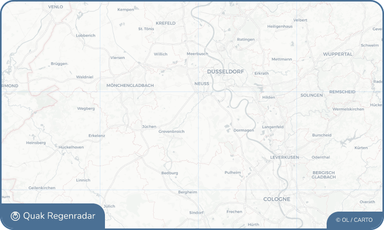 Regenradar-Widget für Hülchrath