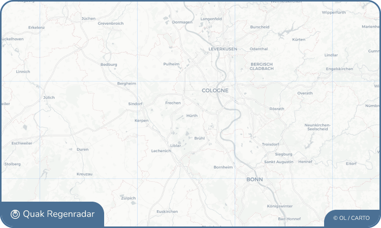 Regenradar-Widget für Hürth