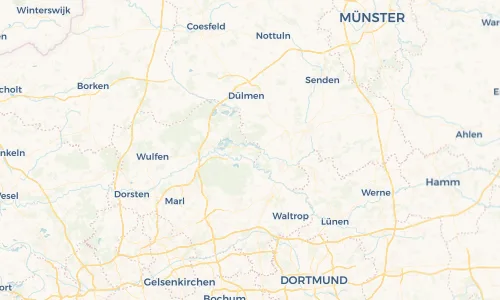 Regenradar Vorschaubild - Aktuelle Niederschläge in Hullern und Umgebung