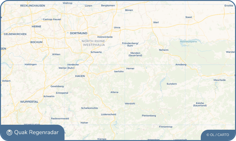 Quak Regenradar-Widget Iserlohn