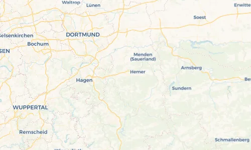Regenradar Vorschaubild - Aktuelle Niederschläge in Iserlohn und Umgebung