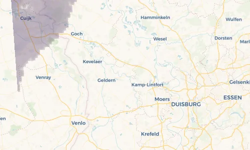 Regenradar Vorschaubild - Aktuelle Niederschläge in Issum und Umgebung