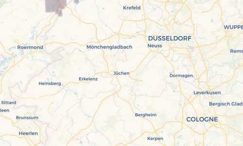 Regenradar Vorschaubild - Aktuelle Niederschläge in Jüchen und Umgebung