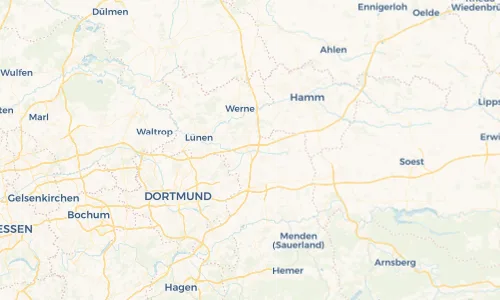 Regenradar Vorschaubild - Aktuelle Niederschläge in Kamen und Umgebung