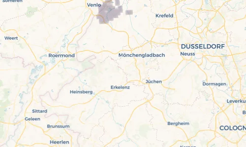 Regenradar Vorschaubild - Aktuelle Niederschläge in Kipshoven und Umgebung