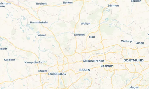 Regenradar Vorschaubild - Aktuelle Niederschläge in Kirchhellen und Umgebung