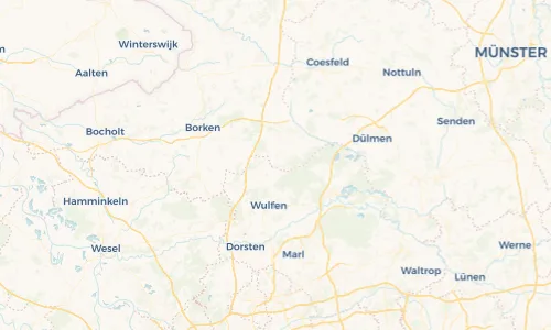 Regenradar Vorschaubild - Aktuelle Niederschläge in Klein Reken und Umgebung