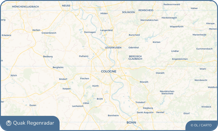 Quak Regenradar-Widget Köln