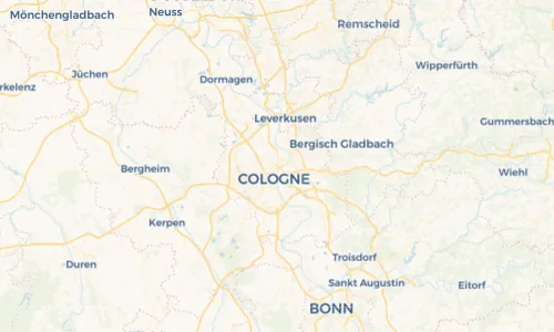 Regenradar Vorschaubild - Aktuelle Niederschläge in Köln und Umgebung