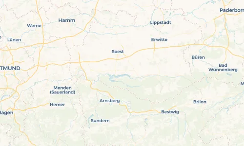 Regenradar Vorschaubild - Aktuelle Niederschläge in Körbecke und Umgebung
