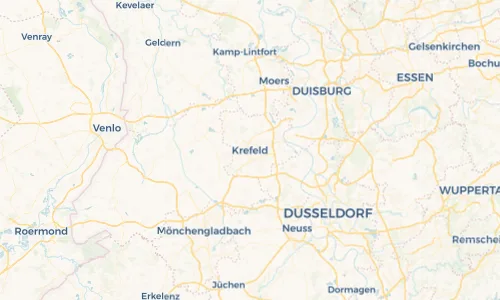 Regenradar Vorschaubild - Aktuelle Niederschläge in Krefeld und Umgebung