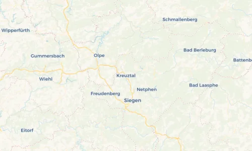Regenradar Vorschaubild - Aktuelle Niederschläge in Kreuztal und Umgebung