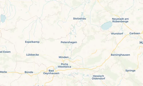 Regenradar Vorschaubild - Aktuelle Niederschläge in Lahde und Umgebung