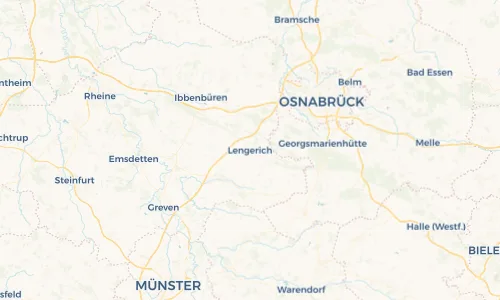 Regenradar Vorschaubild - Aktuelle Niederschläge in Lengerich und Umgebung