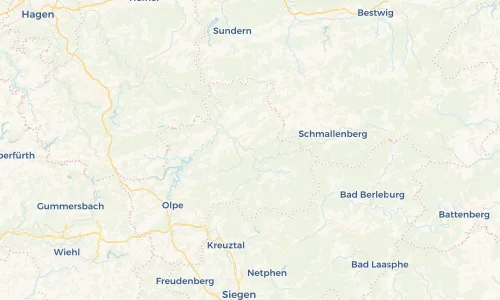 Regenradar Vorschaubild - Aktuelle Niederschläge in Lennestadt und Umgebung
